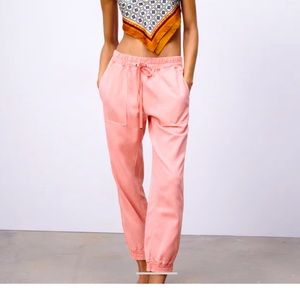 ZARA Pink Weekend Jogger Trouser NW size S